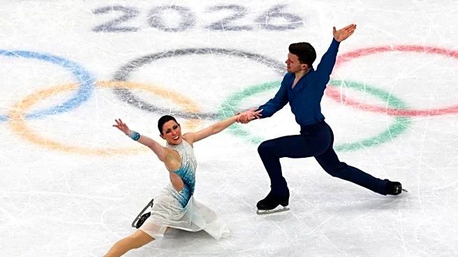Olympics-Figure skating-Italy's ice dance couple savour Valentine's Day at home Games