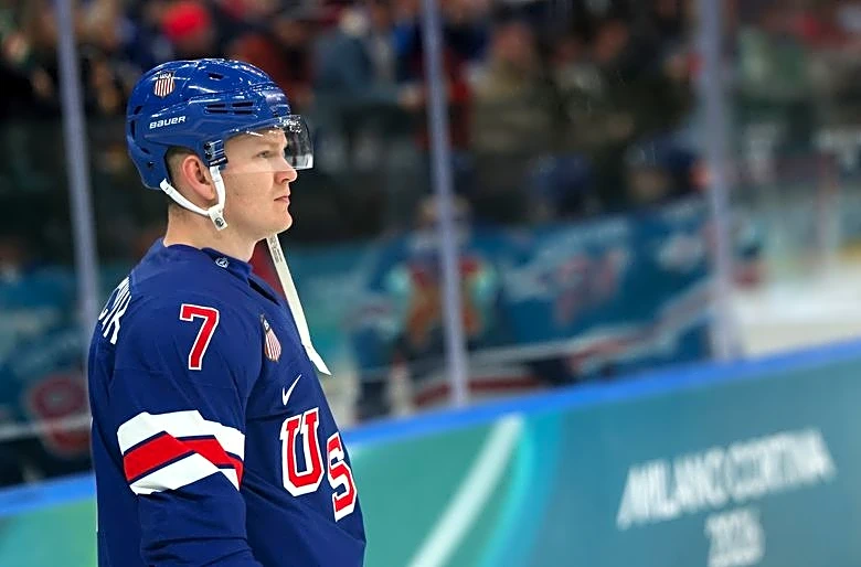 Olympics-Ice hockey-US can peak at the right time, says forward Brady Tkachuk