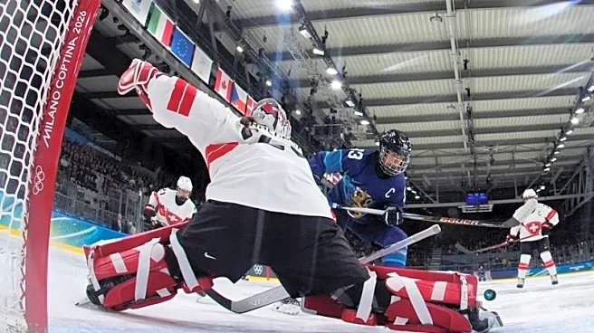 Olympics-Ice hockey-Change of goalie helps Swiss reach women's semis as Braendli saves all