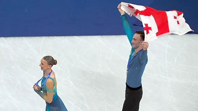 Olympics-Figure skating-Metelkina and Berulava win Georgia's first ever Winter Olympic medal