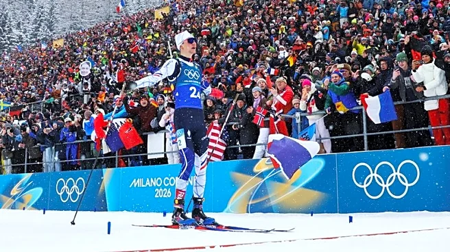 Olympics-Biathlon-Perrot powers France to first gold medal in men's relay