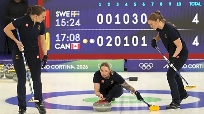 Olympics-Curling-Hasselborg's Sweden lose to Canada but progress to semi-finals