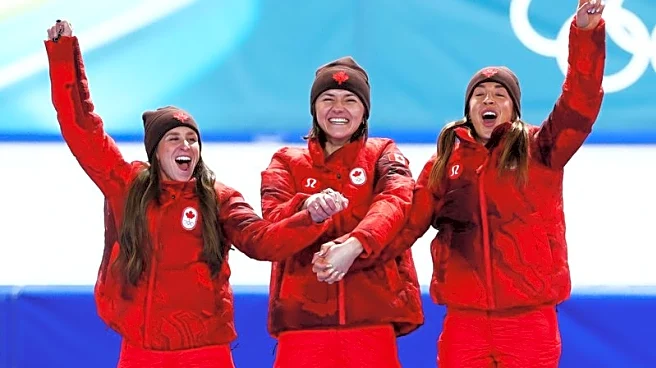 Olympics-Speed skating-Canada's Weidemann, Maltais signal changing of the guard after team pursuit triumph