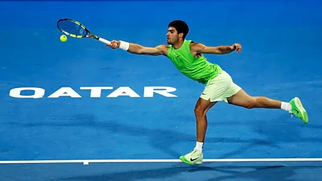 ATP roundup: Carlos Alcaraz posts straight-set win in Doha