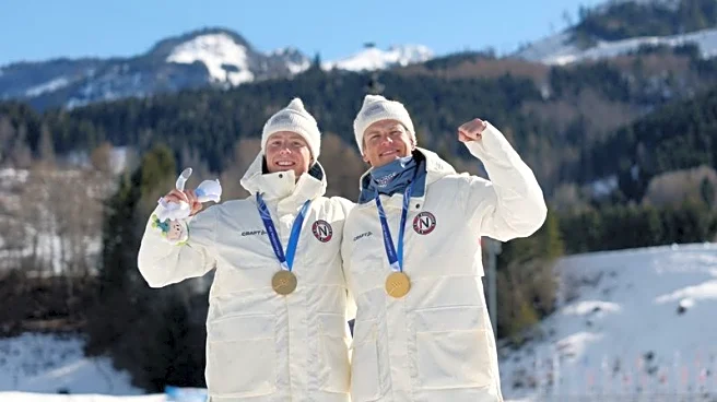 Olympics-Crosscountry-Norway win men's team sprint to deliver Klaebo fifth Milano Cortina victory