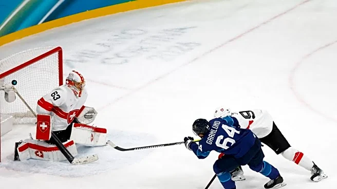 Olympics-Ice hockey-Reigning champions Finland make dramatic quarter-final comeback to beat Swiss in overtime