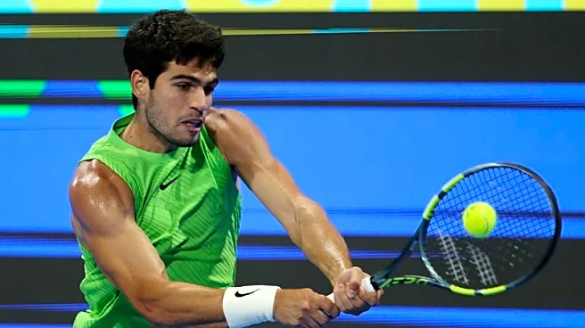 ATP roundup: Carlos Alcaraz continues into quarterfinal