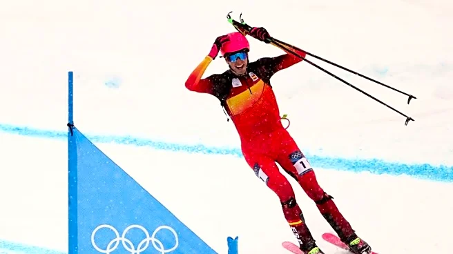 Olympics-SkiMo-Cardona Coll makes history for Spain with gold in men's sprint, Fatton wins women's title