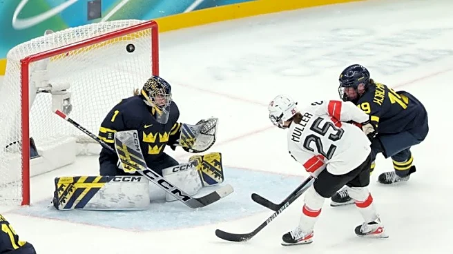 Olympics-Ice hockey-Switzerland beat Sweden in overtime to win women's bronze