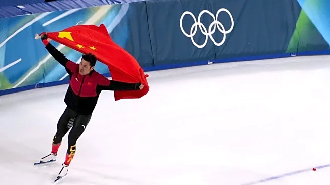 Olympics-Speed skating-China's Ning stuns field to claim 1,500m gold at Milano Cortina