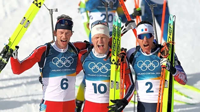 Olympics-Biathlon-Dale-Skjevdal's perfect shooting gives Norway record gold tally