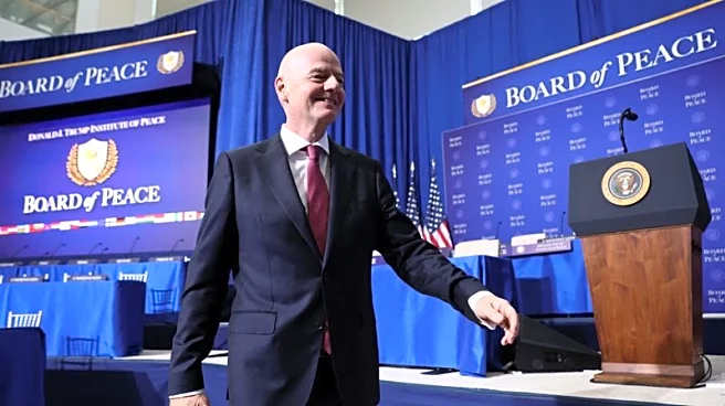 Olympics-IOC chief Coventry says unaware of Infantino's presence at Board of Peace meeting, will look into matter