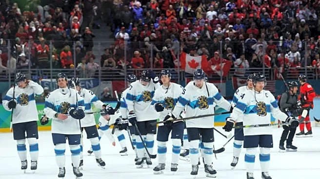 Olympics-Ice hockey-Finns left feeling empty after falling short against Canada in men's semis