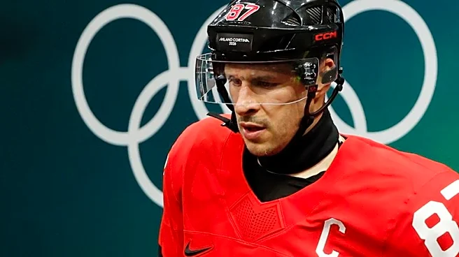 Olympics-Ice hockey-Sidney Crosby on Canada's mind in semi-final win over Finland