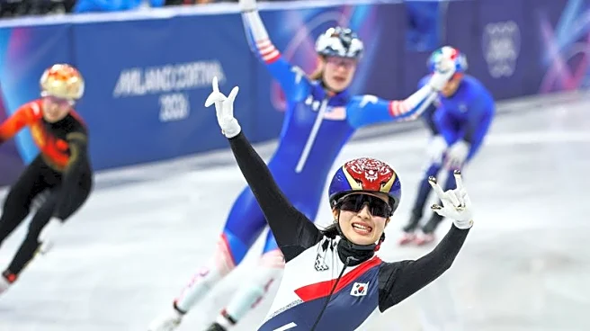 Olympics-Short track-South Korea's Kim wins women's 1,500m, Fontana misses out on medal
