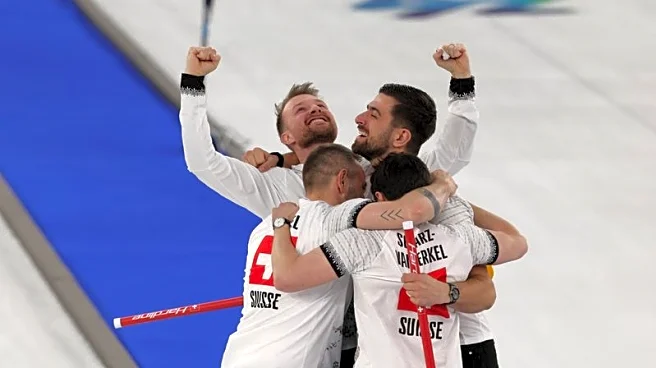 Olympics-Curling-Swiss harness linguistic chaos on ice to win Olympic bronze
