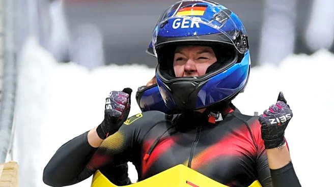 Olympics-Bobsleigh-Germany's Nolte holds nerve to retain Two-Woman title