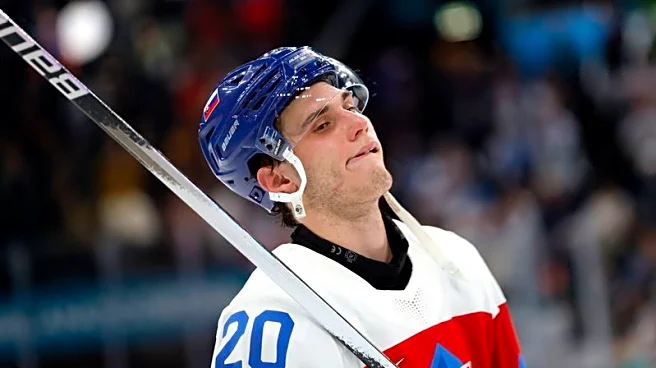 Olympics-Ice hockey-Fourth feels like last for Slovakia's Slafkovsky after bronze heartbreak