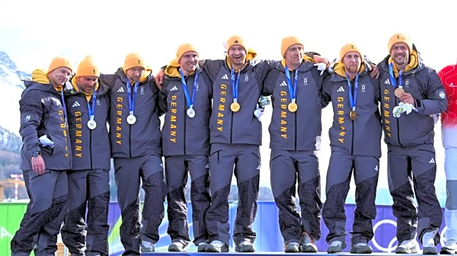 Olympics-Bobsleigh-Germany claim all the team golds again but just miss Monobob