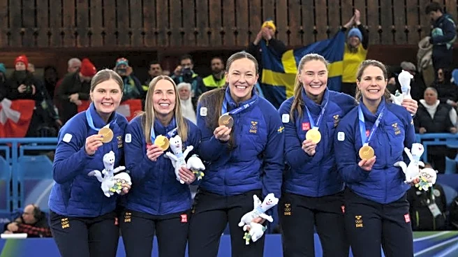 Olympics-Curling-Hasselborg's Sweden stronger than ever after winning second gold