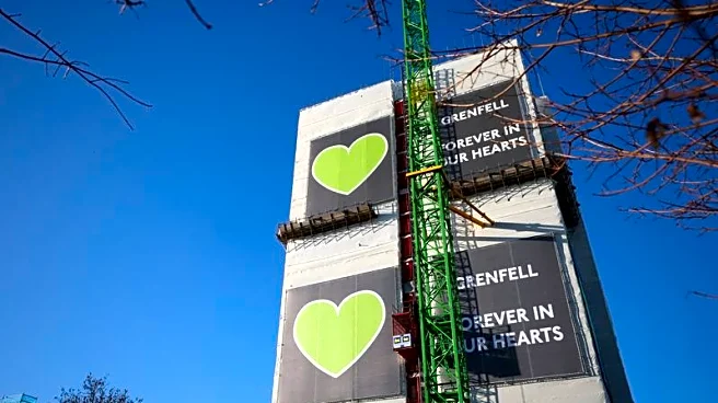 Grenfell families urge UK government to preserve tower's walls bearing handprints