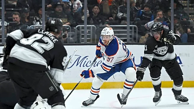 NHL roundup: Oilers stars hit milestones in rout of Kings