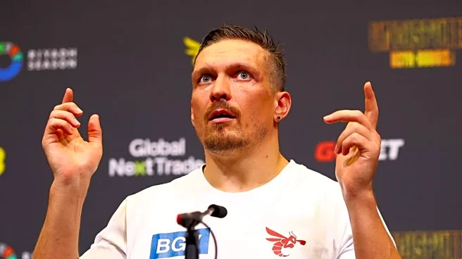 Boxing-Usyk to put WBC title on line against kickboxer Verhoeven at pyramids of Egypt