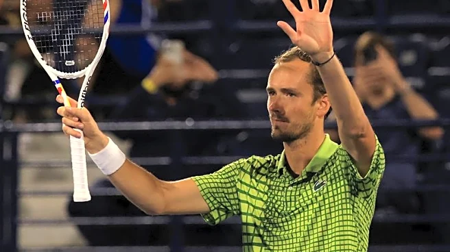 ATP roundup: Daniil Medvedev wins Dubai title in walkover