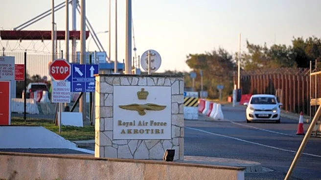 Suspected drone strike hits British air base in Cyprus