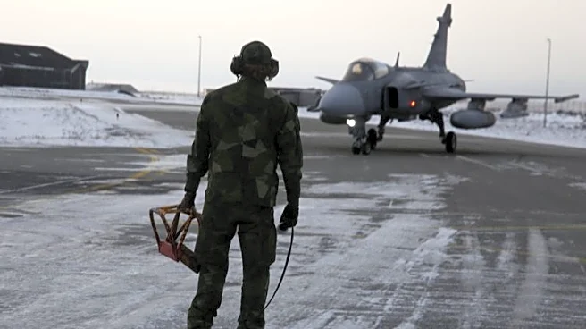 Swedish fighter jets patrol Iceland in show of force over Arctic