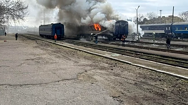 At least five hurt in Russian strikes on railway infrastructure in southern Ukraine