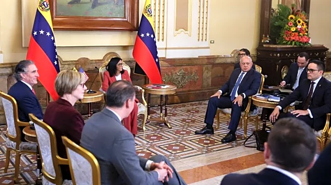 US Interior Secretary meets with Rodriguez, mining companies in Venezuela visit