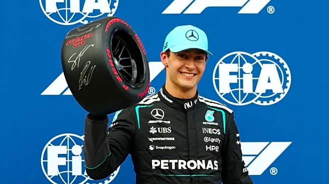 Motor racing-Russell takes pole for Mercedes at Australian Grand Prix