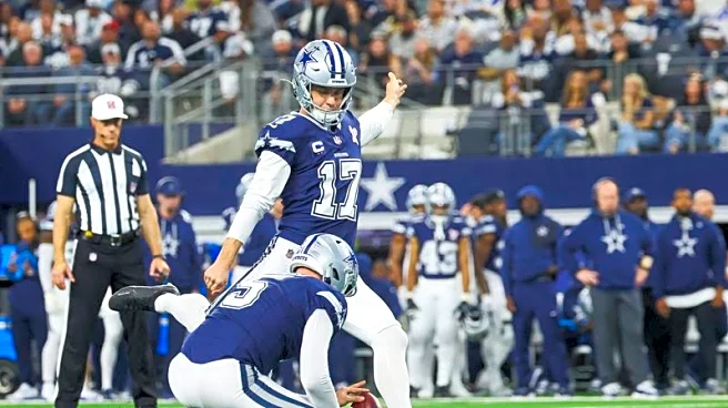 Reports: Cowboys put 2nd-round tender on K Brandon Aubrey