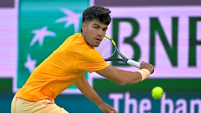Tennis-Alcaraz rolls at Indian Wells as NBA's Butler cheers from sidelines