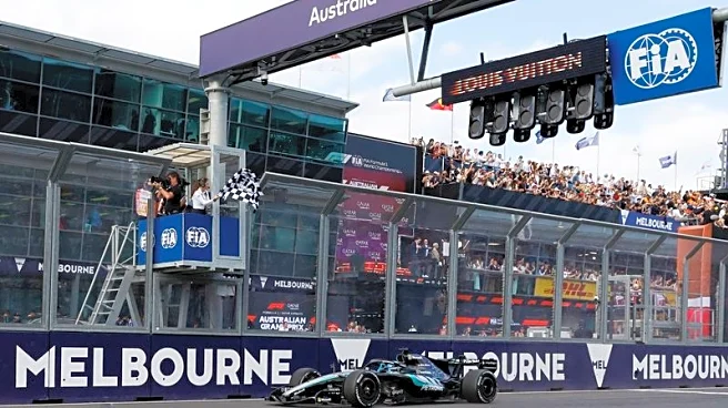 Motor racing-Russell and Mercedes dominate Australian Grand Prix