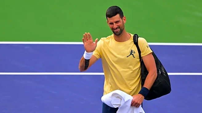 Tennis-Djokovic reaches Indian Wells last 16 as Pegula fights back to progress