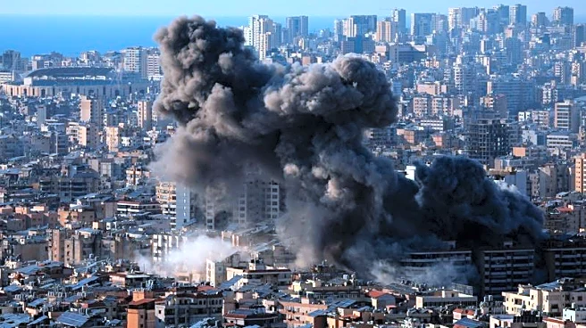 Israeli strikes hit near Beirut as envoy says disarming Hezbollah could end war