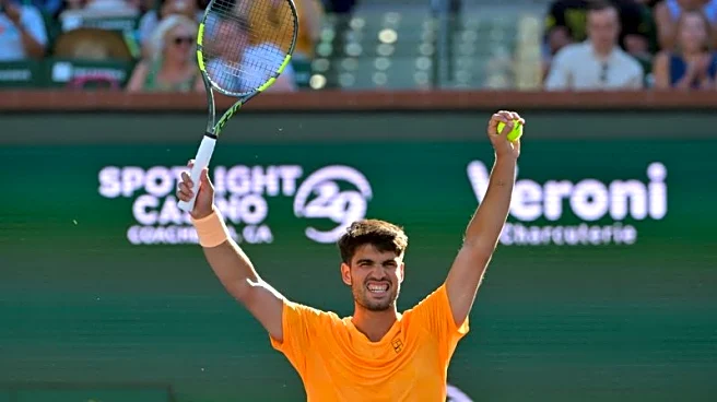 Tennis-Alcaraz powers into Indian Wells quarter-finals