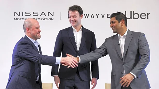 Nissan, Uber, Wayve unveil robotaxi tie-up