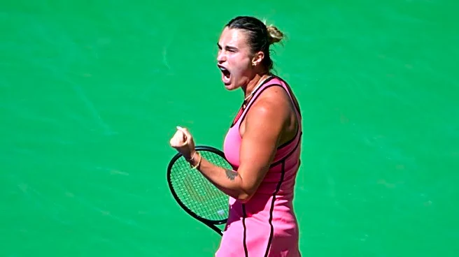 Tennis-Sabalenka powers past Noskova to reach Indian Wells final