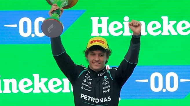 Motor racing-Mercedes' Wolff says too early for title talk after Antonelli's first F1 win