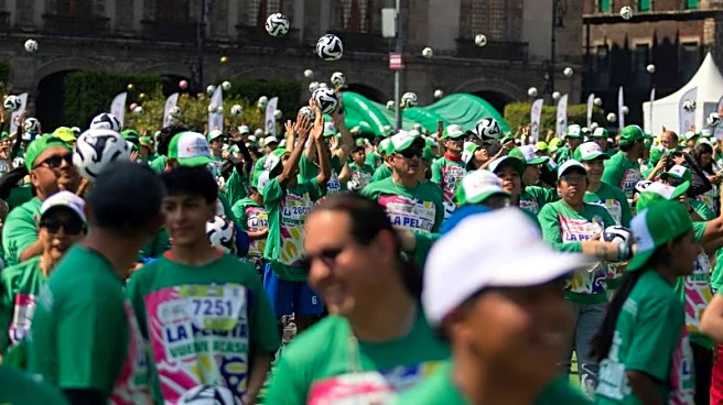 Soccer-Mexico breaks Guinness World Record for largest soccer class ahead of World Cup