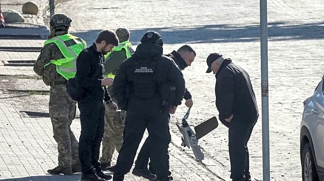 Russia strikes Kyiv in rare daytime drone attack, debris crashes on main square