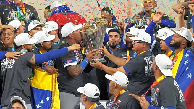 Baseball-National pride fuels Venezuela to first World Baseball Classic championship