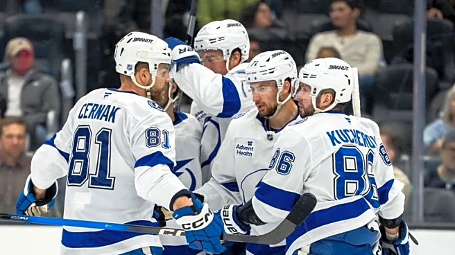 NHL roundup: Nikita Kucherov (3 G, 2 A) steers Lightning past Kraken