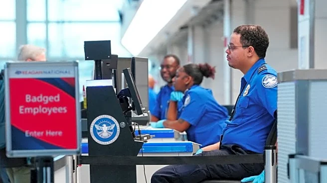 US airport security absences decline slightly as shutdown continues