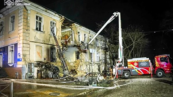 Russian drones hit apartment buildings in Ukraine's Odesa port