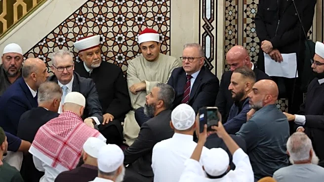 Australian mosque protesters heckle PM Albanese over Israel stance