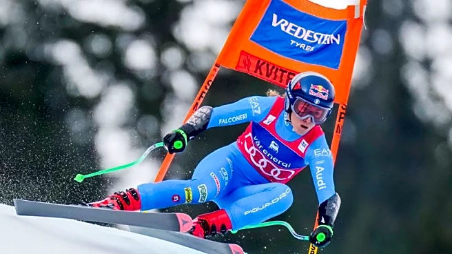 Alpine skiing-Italy's Goggia takes women's super-G World Cup Globe